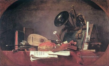 Musik Stillleben Jean Baptiste Simeon Chardin Ölgemälde
